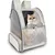 Qinhul Sac à dos en maille respirante pour chat