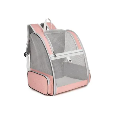 Qinhul Sac à dos en maille respirante pour chat