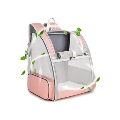 Qinhul Sac à dos en maille respirante pour chat