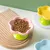 Qinhul Gamelle surélevée en céramique pour chat en forme de fleur