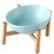 Qinhul Gamelle inclinée pour chat et chien avec support amovible