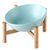 Qinhul Gamelle inclinée pour chat et chien avec support amovible
