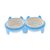Qinhul Gamelle double surélevée pour chat