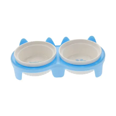 Qinhul Gamelle double surélevée pour chat
