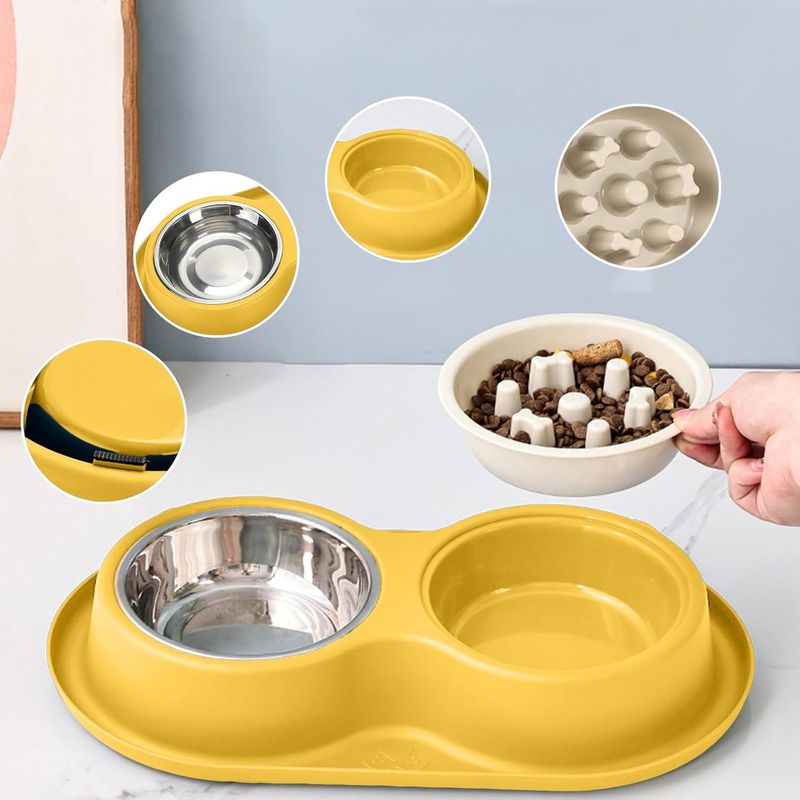 Qinhul Gamelle pour chat et chien