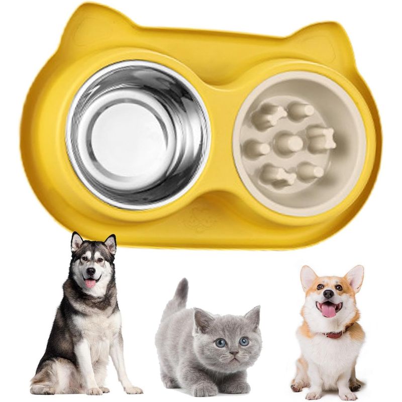 Qinhul Gamelle pour chat et chien