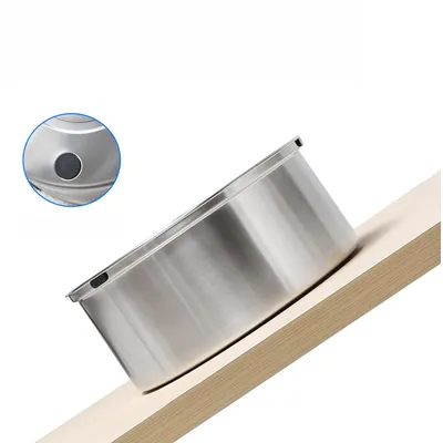 Qinhul Gamelle en acier inoxydable pour chat et chien Qinhul Gamelle en acier inoxydable pour chat et chien