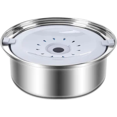 Qinhul Gamelle en acier inoxydable pour chat et chien Qinhul Gamelle en acier inoxydable pour chat et chien