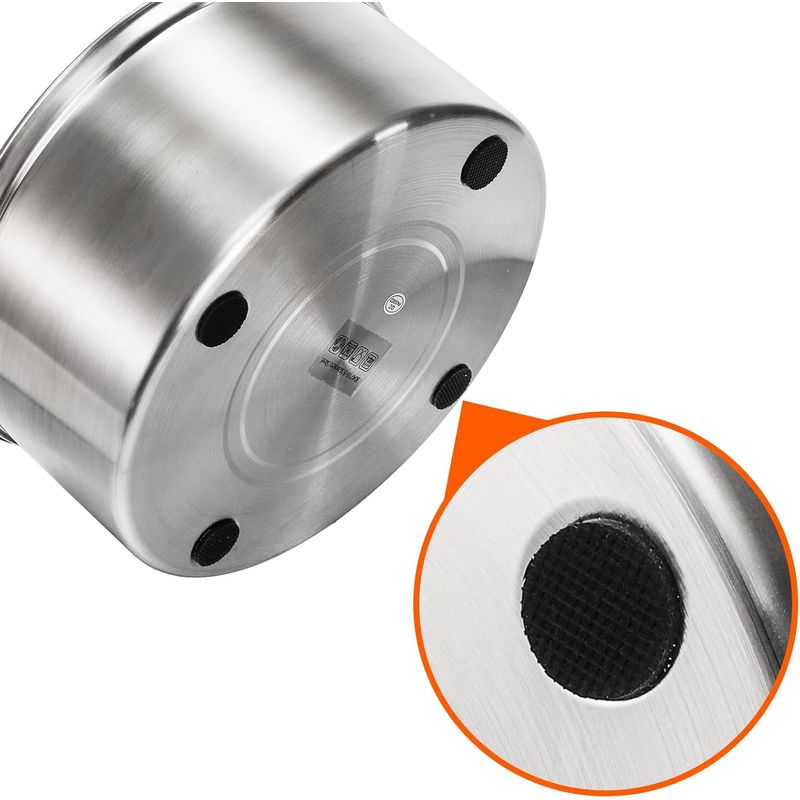 Qinhul Gamelle en acier inoxydable pour chat et chien