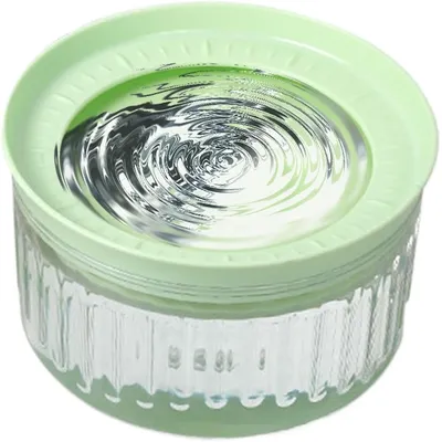 Qinhul Gamelle d'eau pour chien anti-éclaboussures