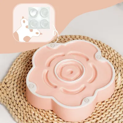 Qinhul Gamelle en céramique à alimentation lente pour chien