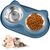 Qinhul Gamelle double pour chien en acier inoxydable