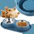 Qinhul Gamelle double pour chien en acier inoxydable