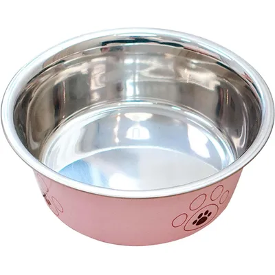 Qinhul cuenco para perros de acero inoxidable