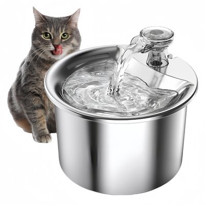 FurryFusion Dispenseur d'eau circulant pour chats et chiens