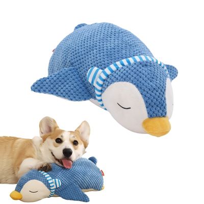 FurryFusion Jouet en peluche pour chien en forme de pingouin