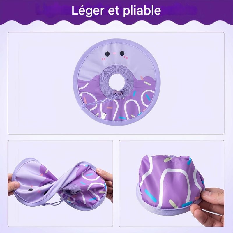 FurryFusion Collier de récupération pour chats et chiots