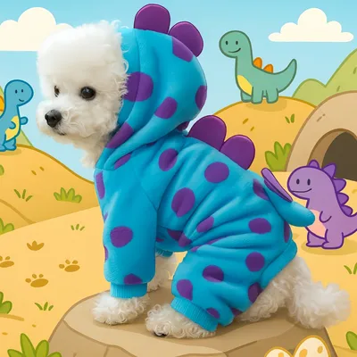 FurryFusion Kapuzenpullover für Katzen, Hunde und Dinosaurier