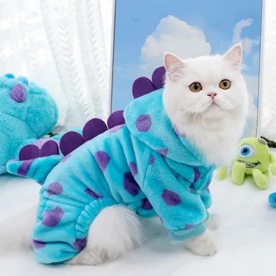 FurryFusion Kapuzenpullover für Katzen, Hunde und Dinosaurier