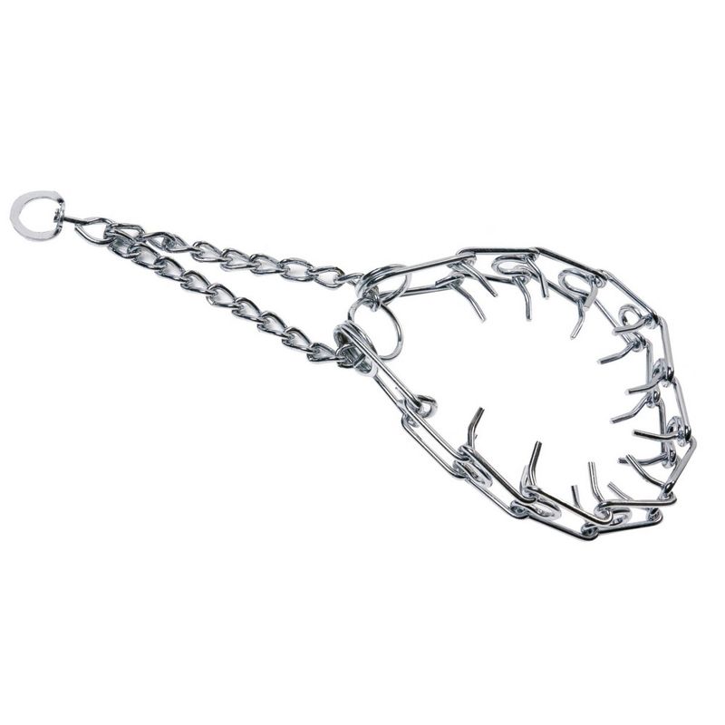 Flamingo - Collier anti traction Mondo S 26-38cm 4mm gris pour chien