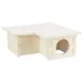 Maison pour Rongeurs à 3 Chambres Bois /30 x 12 x 30 cm
