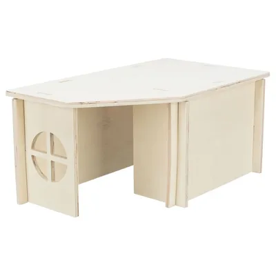 Maison pour Rongeurs Bois Cage Animaux 42 x 18 x 26 cm/