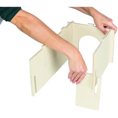 Maison pour Rongeurs Bois Cage Animaux /50 x 23 x 33 cm