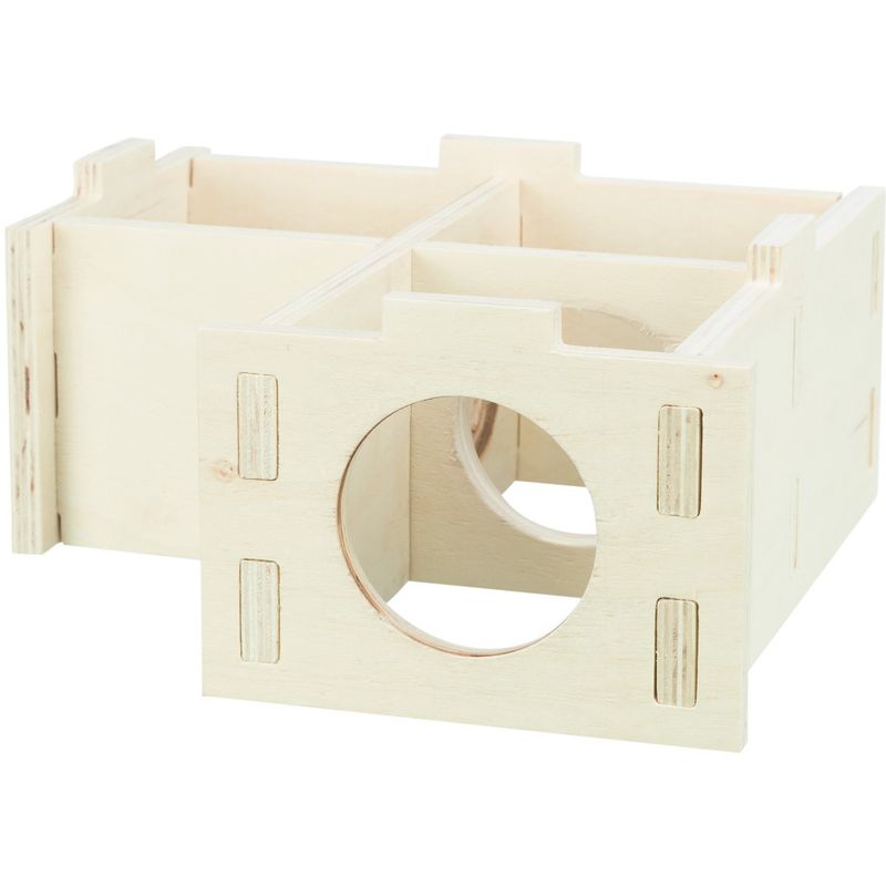 Maison pour Rongeurs à 3 Chambres Bois /30 x 12 x 30 cm
