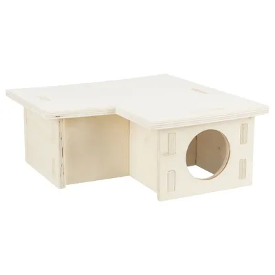 Maison pour Rongeurs à 3 Chambres Bois /30 x 12 x 30 cm