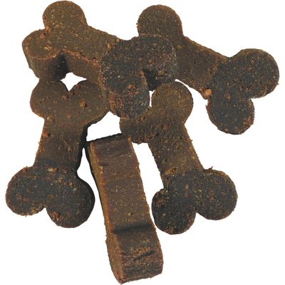 Friandises Maxi Os bi gout volaille foie CANDIES 150 g pour chiens