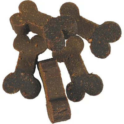 Friandises Maxi Os bi gout volaille foie CANDIES 150 g pour chiens