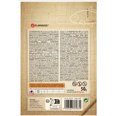 Flamingo - Friandises Hapki Cake avec saumon et avec poulet 50 g pour chat