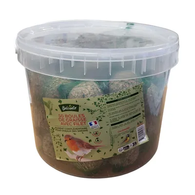 Coustenoble - Boules de graisse avec filet (x50) Coustenoble - Boules de graisse avec filet (x50)