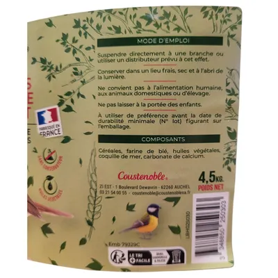 Coustenoble - Boules de graisse avec filet (x50)