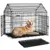 Cage pour Chien Pliable, 120 x 72,5 x 109 cm, XXL, avec Double Porte Cage pour Chien Pliable, 120 x 72,5 x 109 cm, XXL, avec Double Porte