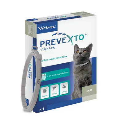 VIRBAC - Prevexto  - Collier antiparasitaire Chat