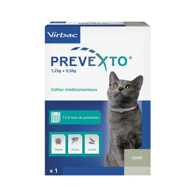 VIRBAC - Prevexto  - Collier antiparasitaire Chat