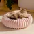 FurryFusion Lit pour chat en forme de beignet