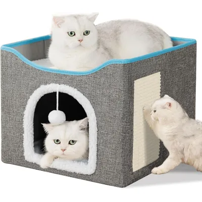 UAMLY Lit pliable à double couche pour chat