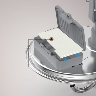 UAMLY Fontaine à eau pour chat en acier inoxydable