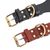 FurryFusion Collier en cuir pour chien