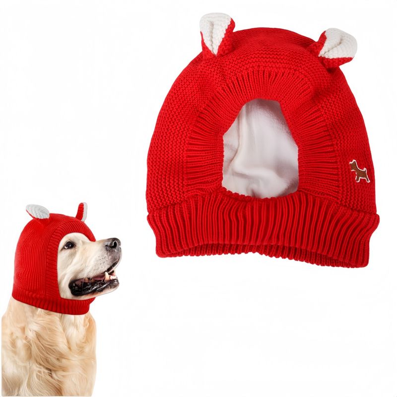 FurryFusion Bonnet tricoté pour chien