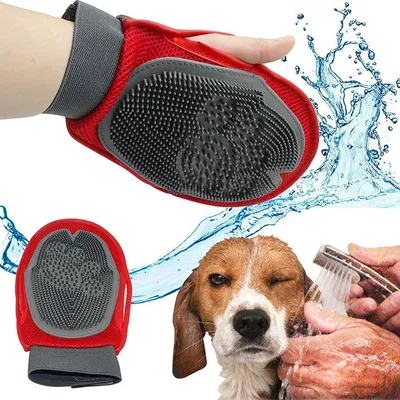 UAMLY Gant de toilettage et de massage pour chiens