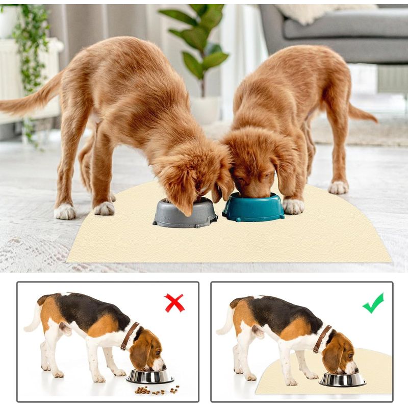 UAMLY Tapis d'alimentation antidérapant pour chien