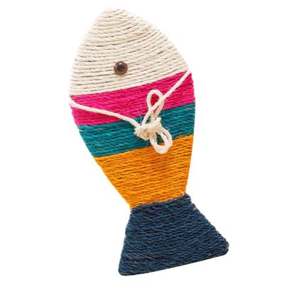 UAMLY Tapis à gratter en forme de poisson pour cha