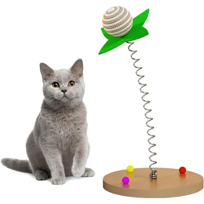 UAMLY Juguete para gatos con pelota de sisal