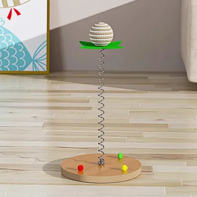 UAMLY Juguete para gatos con pelota de sisal