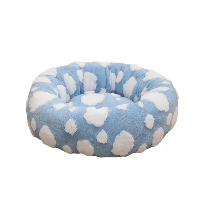 FurryFusion Niche ronde pour chats et chiens FurryFusion Niche ronde pour chats et chiens