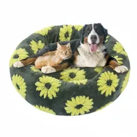 FurryFusion Niche ronde pour chats et chiens