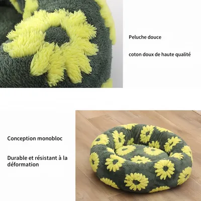 FurryFusion Rundes Hund- und Katzenbett FurryFusion Rundes Hund- und Katzenbett